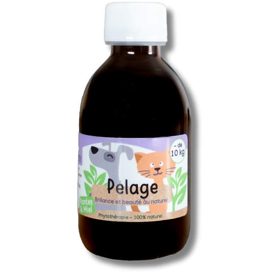 Sirop Naturel Pelage 200 mL - Chiens et Chats de -10kG